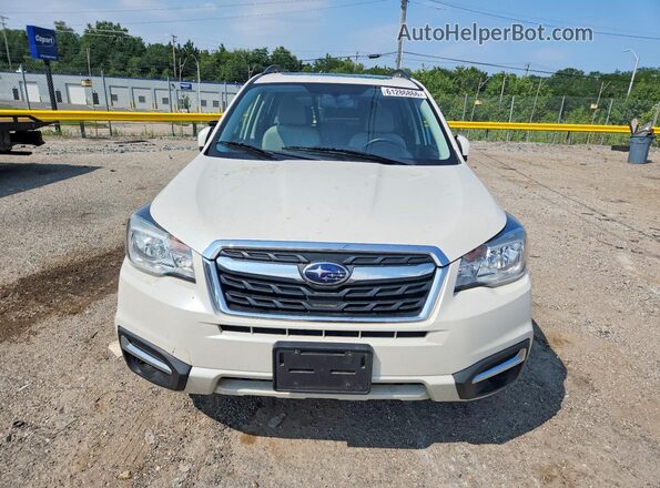 JF2SJAEC0JH514773 2018 SUBARU FORESTER Белый Вид спереди