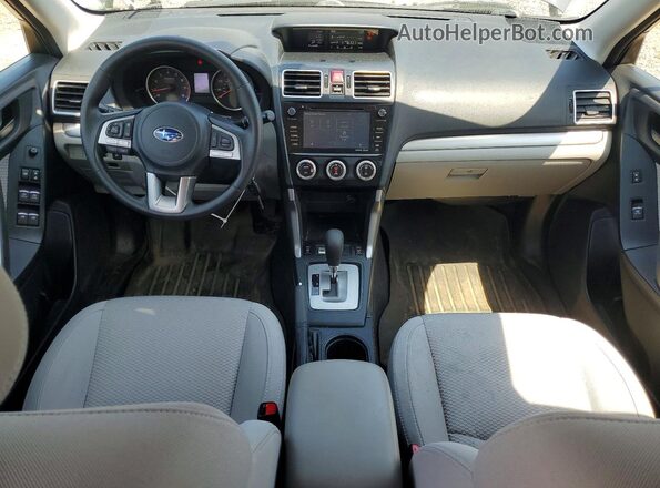 JF2SJAEC0JH547837 2018 SUBARU FORESTER Gray Вид панелі приладів