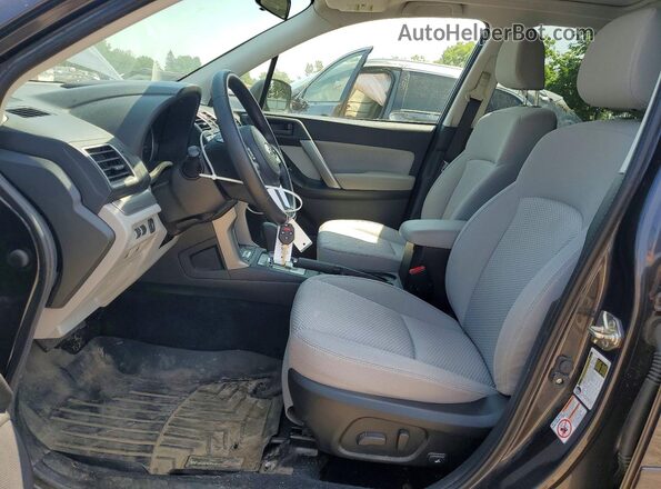 JF2SJAEC0JH547837 2018 SUBARU FORESTER Gray Вид салону спереду