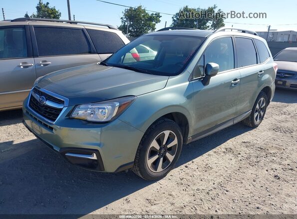 JF2SJAEC1HH563149 2017 SUBARU FORESTER Green Առջևի ձախ երեք քառորդ տեսարան