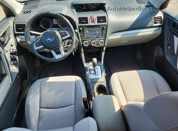 JF2SJAEC1HH805079 2017 SUBARU FORESTER Gray Widok deski rozdzielczej