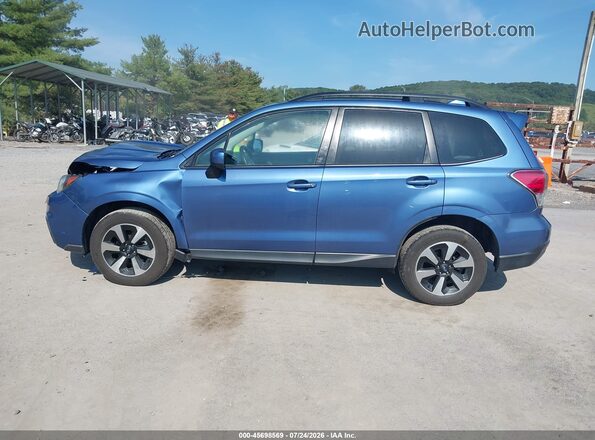 JF2SJAEC2HH522643 2017 SUBARU FORESTER Синий Панорамный вид салона 360°