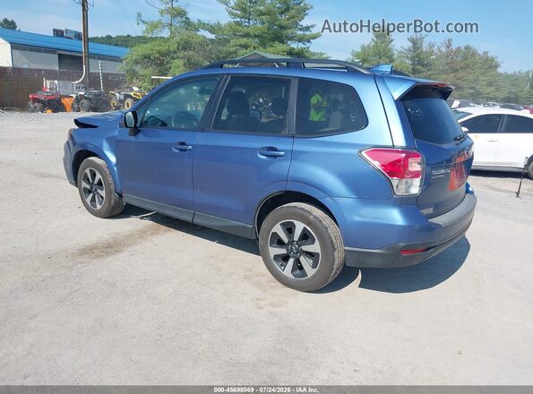 JF2SJAEC2HH522643 2017 SUBARU FORESTER Синий Задняя левая четверть