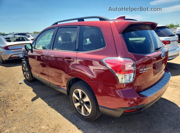 JF2SJAEC2HH557957 2017 SUBARU FORESTER Red Trasero izquierdo
