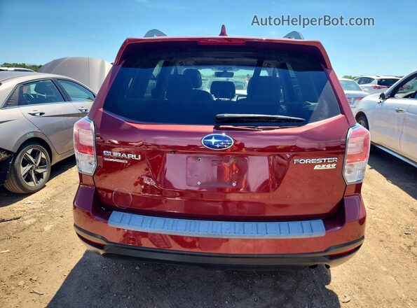 JF2SJAEC2HH557957 2017 SUBARU FORESTER Red Vista trasera