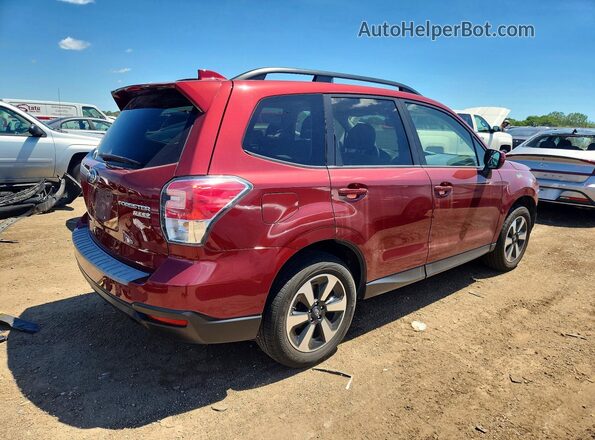 JF2SJAEC2HH557957 2017 SUBARU FORESTER Red Trasero derecho