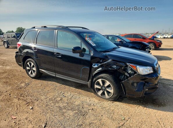 JF2SJAEC2JH589488 2018 SUBARU FORESTER Black წინა მარჯვენა