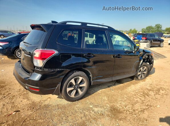 JF2SJAEC2JH589488 2018 SUBARU FORESTER Black უკანა მარჯვენა
