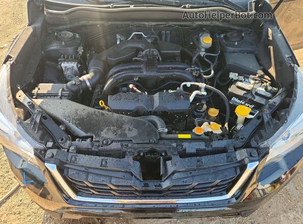 JF2SJAEC2JH589488 2018 SUBARU FORESTER Black უკანა სალონის ხედი