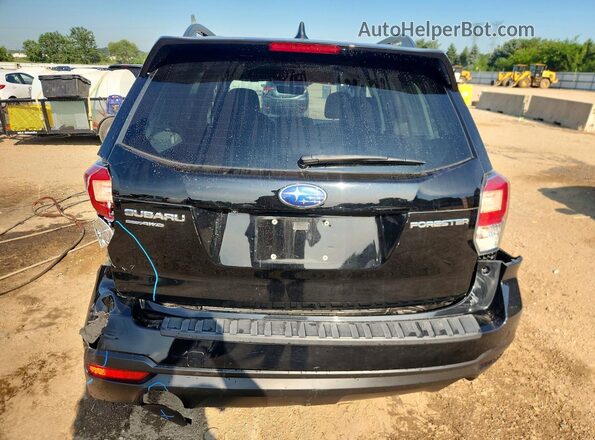 JF2SJAEC2JH589488 2018 SUBARU FORESTER Black უკანა ხედი