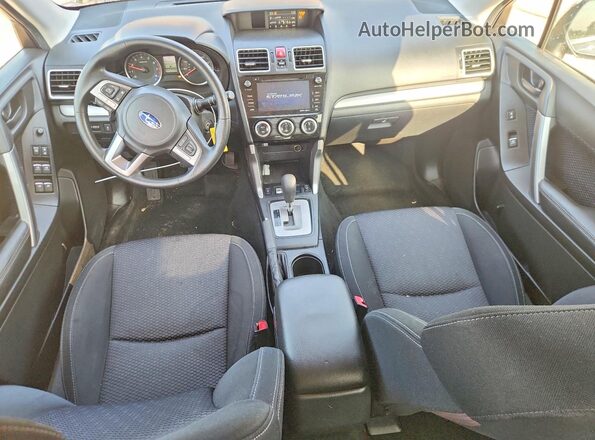 JF2SJAEC2JH589488 2018 SUBARU FORESTER Black წინა პანელის ხედი