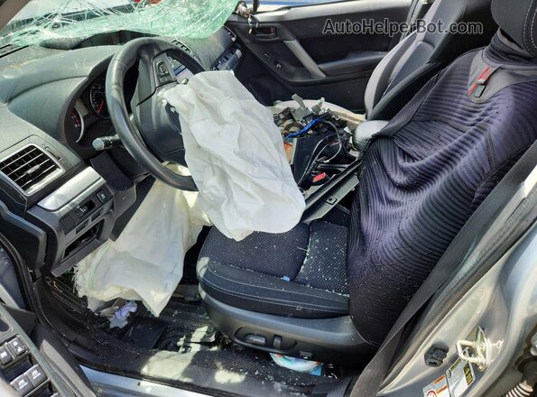 JF2SJAEC3HH451954 2017 SUBARU FORESTER Silver Vista interior delantera
