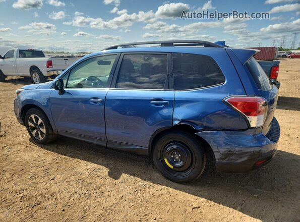 JF2SJAEC3HH517015 2017 SUBARU FORESTER Синий Задняя левая четверть