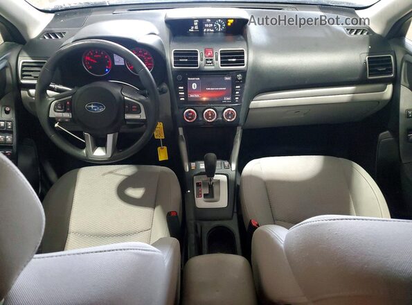 JF2SJAEC3HH535689 2017 SUBARU FORESTER White Vista del salpicadero