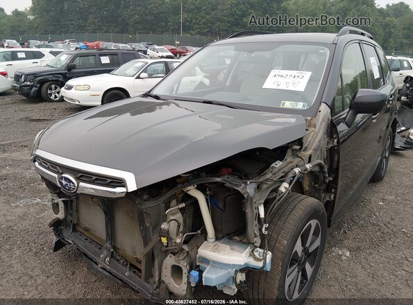 JF2SJAEC3JH543457 2018 SUBARU FORESTER Gray Դիմացի տեսք