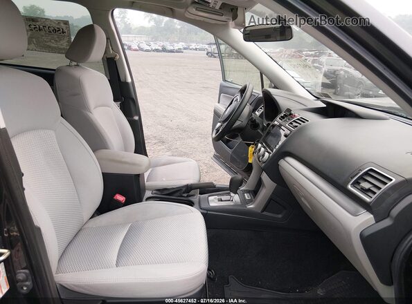 JF2SJAEC3JH543457 2018 SUBARU FORESTER Gray Սալոնի դիմացի տեսք