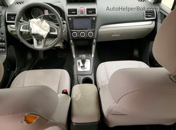 JF2SJAEC4HH574100 2017 SUBARU FORESTER Gray Dashboard view