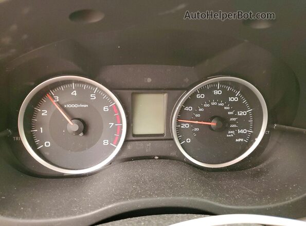 JF2SJAEC4HH574100 2017 SUBARU FORESTER Gray Instrument cluster view