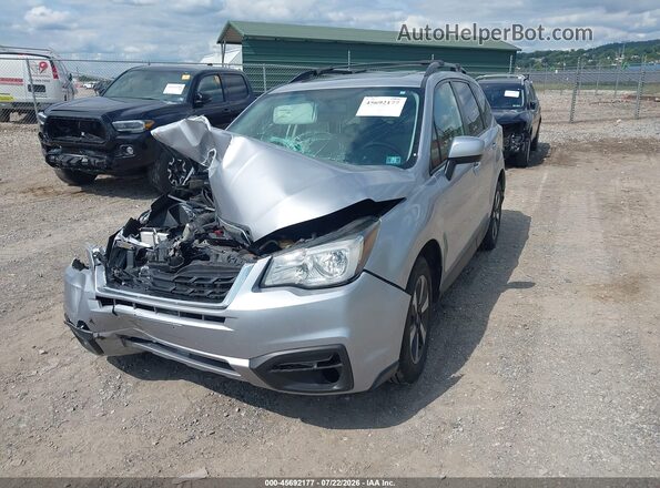 JF2SJAEC4HH802094 2017 SUBARU FORESTER Серебряный Передняя левая четверть