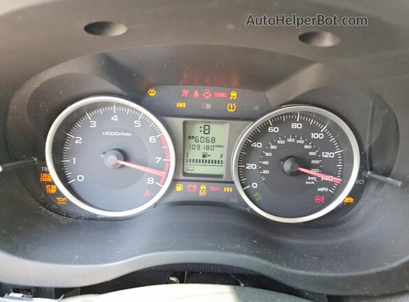 JF2SJAEC4JH405684 2018 SUBARU FORESTER Черный Вид щитка приборов
