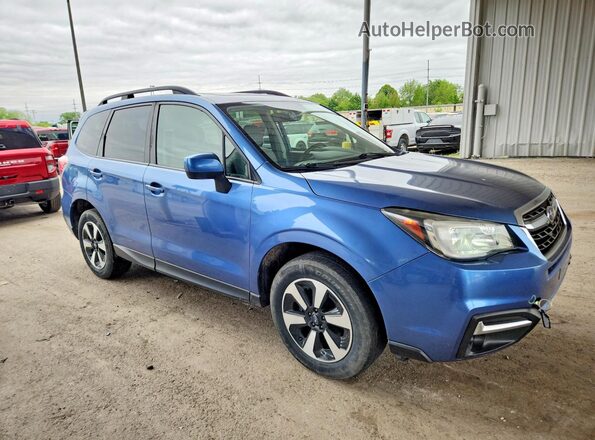 JF2SJAEC4JH493684 2018 SUBARU FORESTER Blue Przód prawy