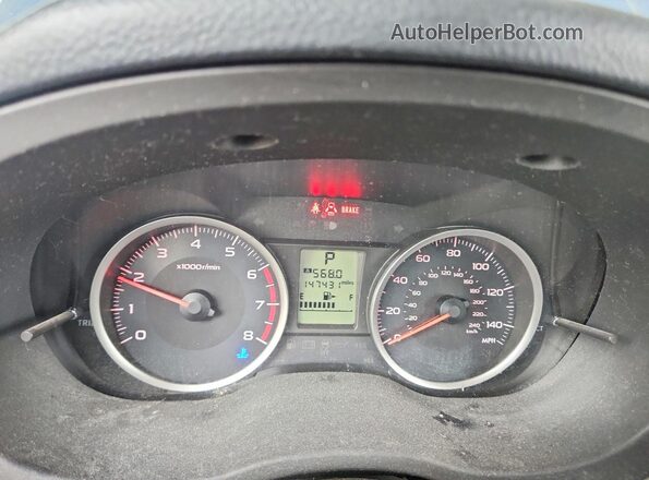 JF2SJAEC4JH493684 2018 SUBARU FORESTER Blue Widok zestawu wskaźników