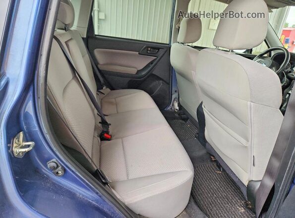 JF2SJAEC4JH493684 2018 SUBARU FORESTER Blue Widok wnętrza z tyłu