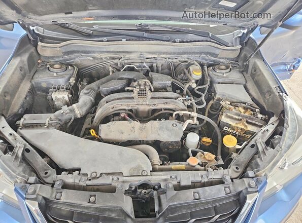 JF2SJAEC4JH493684 2018 SUBARU FORESTER Blue Widok komory silnika