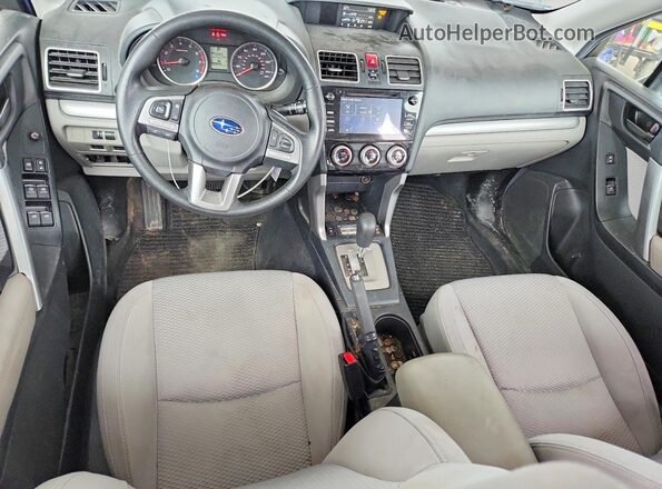 JF2SJAEC4JH493684 2018 SUBARU FORESTER Blue Widok deski rozdzielczej