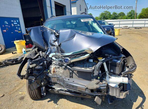 JF2SJAEC4JH499999 2018 SUBARU FORESTER Синий Вид спереди