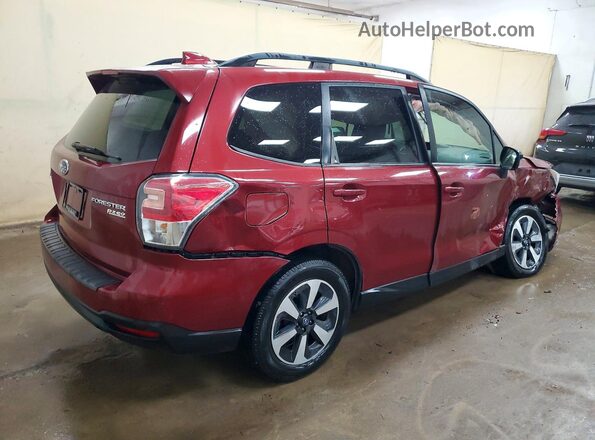 JF2SJAEC5HH527173 2017 SUBARU FORESTER Red Tył prawy