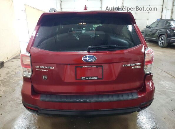 JF2SJAEC5HH527173 2017 SUBARU FORESTER Red Widok z tyłu