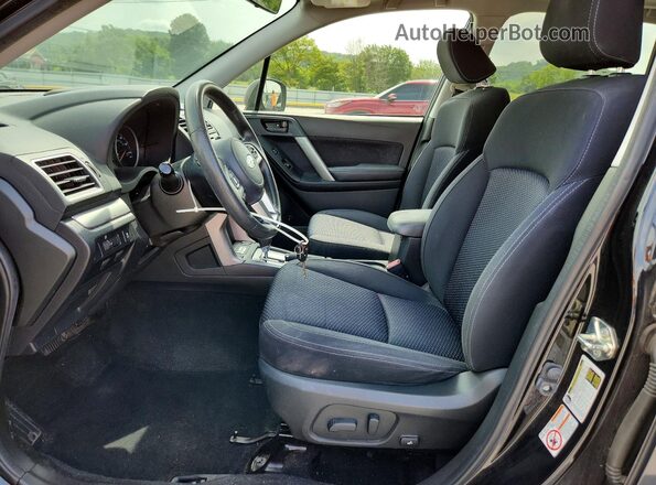 JF2SJAEC5HH551179 2017 SUBARU FORESTER Black Vista interior delantera