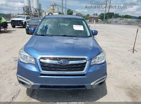 JF2SJAEC5JH401188 2018 SUBARU FORESTER Blue Вид щитка приладів