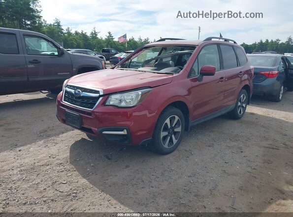 JF2SJAEC5JH437415 2018 SUBARU FORESTER Red Przód lewy