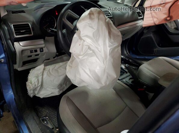 JF2SJAEC6HG559779 2017 SUBARU FORESTER Blue წინა პანელის ხედი
