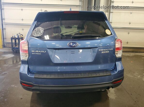 JF2SJAEC6HG559779 2017 SUBARU FORESTER Blue უკანა ხედი