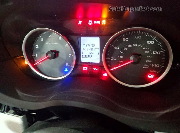JF2SJAEC6HG559779 2017 SUBARU FORESTER Blue ხელსაწყოთა პანელის ხედი
