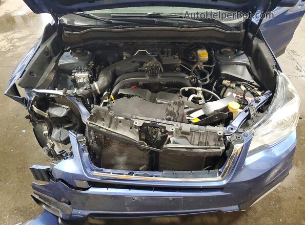 JF2SJAEC6HG559779 2017 SUBARU FORESTER Blue ძრავის განყოფილების ხედი
