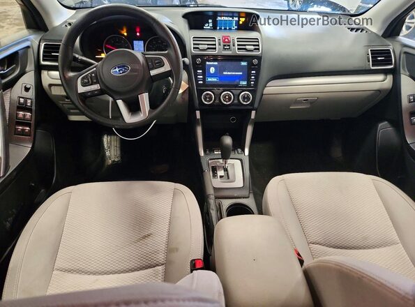 JF2SJAEC6HH478243 2017 SUBARU FORESTER Gray წინა პანელის ხედი