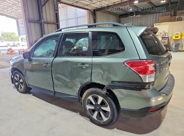 JF2SJAEC6HH513072 2017 SUBARU FORESTER Зеленый Задняя левая четверть