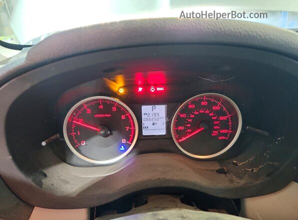 JF2SJAEC6HH513072 2017 SUBARU FORESTER Зеленый Вид щитка приборов