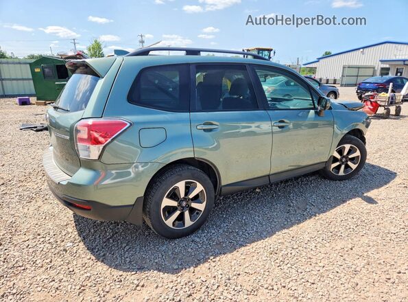 JF2SJAEC6JH416962 2018 SUBARU FORESTER Green Trasero derecho