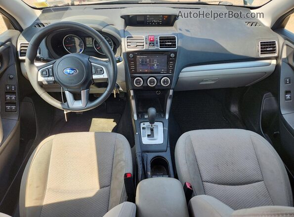 JF2SJAEC6JH416962 2018 SUBARU FORESTER Green Vista del salpicadero
