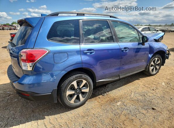 JF2SJAEC6JH430215 2018 SUBARU FORESTER Blue Հետևի աջ