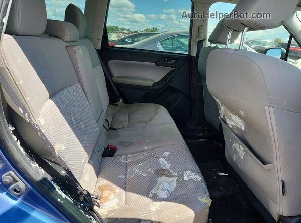 JF2SJAEC6JH430215 2018 SUBARU FORESTER Blue Հետևի նստատեղերի տեսք