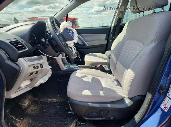 JF2SJAEC6JH430215 2018 SUBARU FORESTER Blue Սալոնի դիմացի տեսք