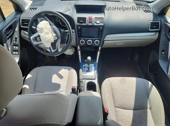 JF2SJAEC6JH430215 2018 SUBARU FORESTER Blue Առջևի վահանակի տեսք