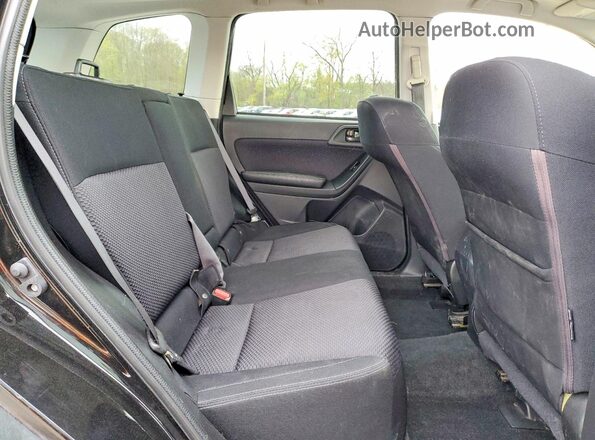 JF2SJAEC6JH614859 2018 SUBARU FORESTER Black Vista interior trasera
