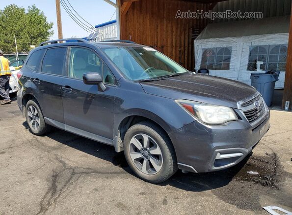 JF2SJAEC7HH400652 2017 SUBARU FORESTER Серый Передняя правая четверть